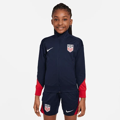 USMNT Strike Big Kids' Nike Dri-FIT Soccer Track Jacket. Nike.com