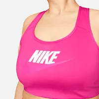 Nike Swoosh Women's Medium-Support Non-Padded Futura Graphic Sports Bra (Plus Size). Nike.com