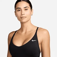 Nike Swim Women's V-Neck Midkini Top. Nike.com