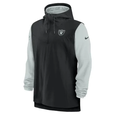 Nike Therma Lockup (NFL Las Vegas Raiders) Men's Full-Zip Hoodie