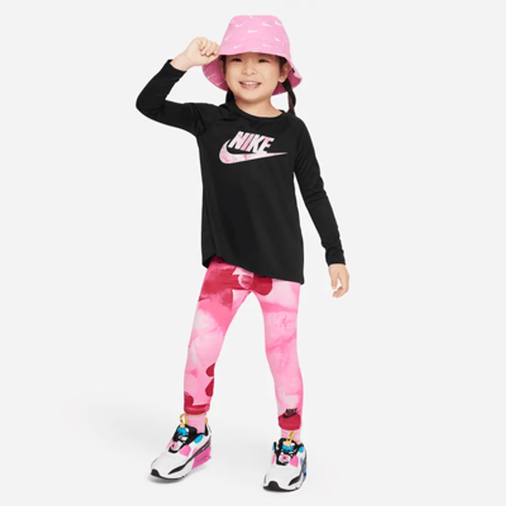 Nike Girls Sunglasses Tank Top Shirt & Dri-Fit Logo Leggings Set