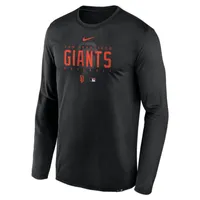 Nike Dri-FIT Team Legend (MLB San Francisco Giants) Men's Long-Sleeve T-Shirt. Nike.com