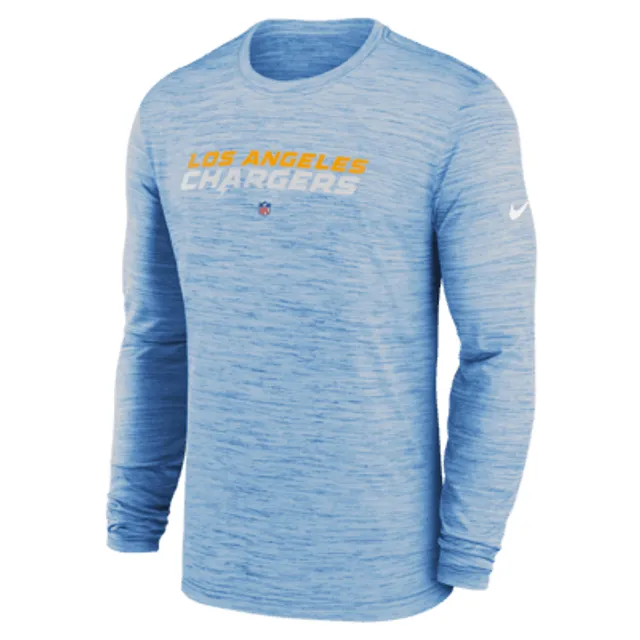 Nike Men's Los Angeles Chargers Sideline Alt Anthracite Velocity Long  Sleeve T-Shirt