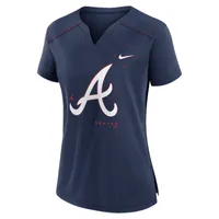 Nike Breathe Pure Pride (MLB Atlanta Braves) Women's Notch Neck T-Shirt. Nike.com