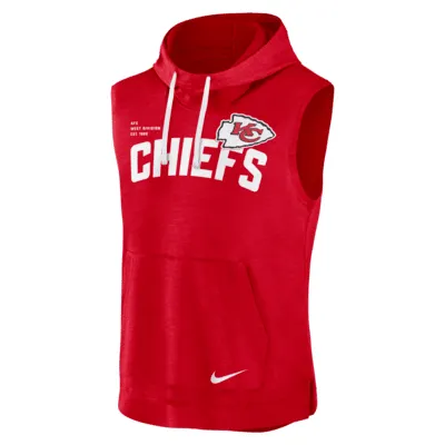 Nike Athletic (NFL Kansas City Chiefs) Men's Sleeveless Pullover Hoodie. Nike.com