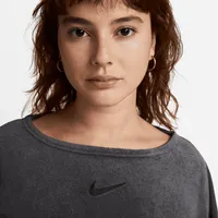 Nike Sportswear Women's Over-Oversized Boatneck Terry Crop Top. Nike.com