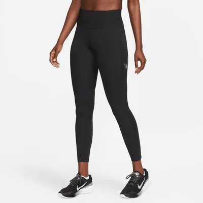 Nike Fast Women's Mid-Rise 7/8 Graphic Leggings with Pockets. Nike.com