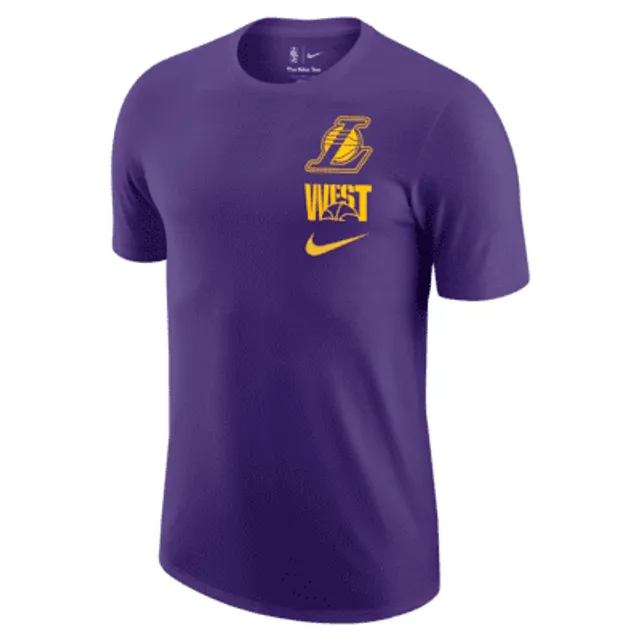 Los Angeles Lakers Courtside Men's Nike NBA Max90 T-Shirt.
