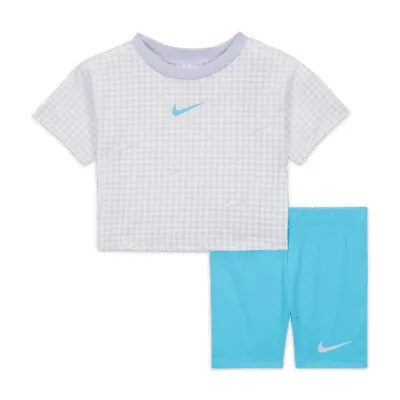Nike Pic-Nike Boxy Tee and Shorts Set Little Kids' 2-Piece Set. Nike.com