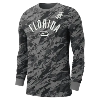 Florida Men's Nike College Crew-Neck Long-Sleeve T-Shirt. Nike.com