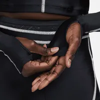 Nike Fusion Women's Long-Sleeve Hydroguard Crop Swim Top. Nike.com