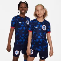 Netherlands 2023 Stadium Away Big Kids' Nike Dri-FIT Soccer Jersey. Nike.com