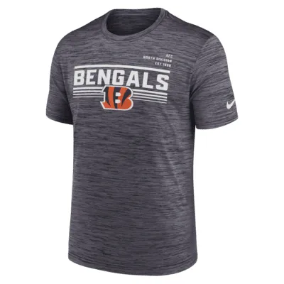 Cincinnati Bengals Static Crew Neck Sweatshirt, Black/Orange