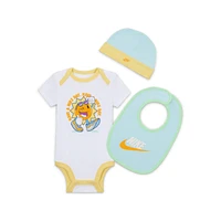 Nike Summer of Swoosh Baby (0-9M) 3-Piece Bodysuit Box Set. Nike.com