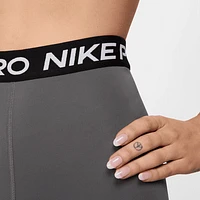 Nike Pro Women's High-Waisted 7/8 Mesh-Paneled Leggings. Nike.com