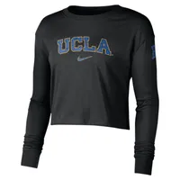 Nike College (UCLA) Women's Cropped Long-Sleeve T-Shirt. Nike.com