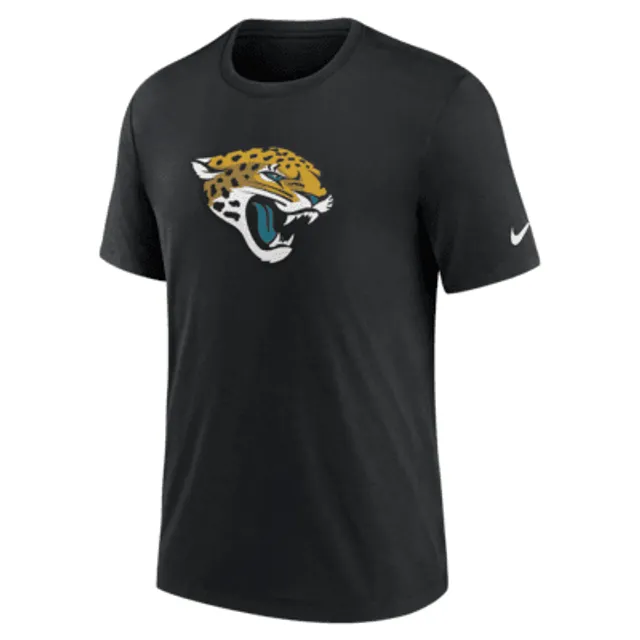 Men's Nike Black Carolina Panthers Rewind Logo Tri-Blend T-Shirt