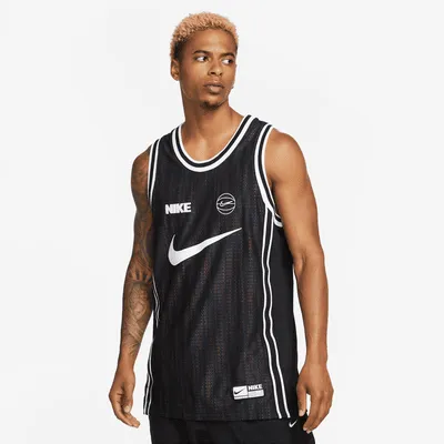 Nike Men's Dri-Fit ADV Premium Basketball Jersey, Medium, Black