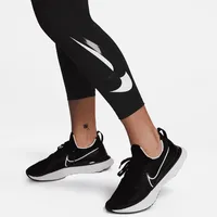 Nike Swoosh Run Women's 7/8 Mid-Rise Graphic Running Leggings. Nike.com