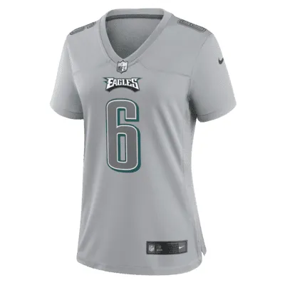NFL Philadelphia Eagles Atmosphere (DeVonta Smith) Women's Fashion Football Jersey. Nike.com