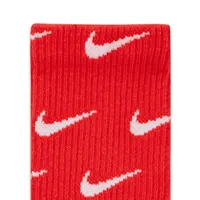 Nike Everyday Plus Cushioned Kids' Crew Socks (6 Pairs). Nike.com