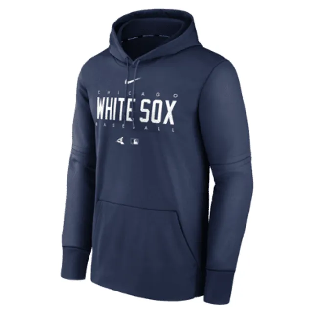 New York Yankees Nike Therma Fleece Baseball Hoodie - Pitch Blue - Youth