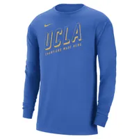 UCLA Men's Nike College Long-Sleeve Max90 T-Shirt. Nike.com