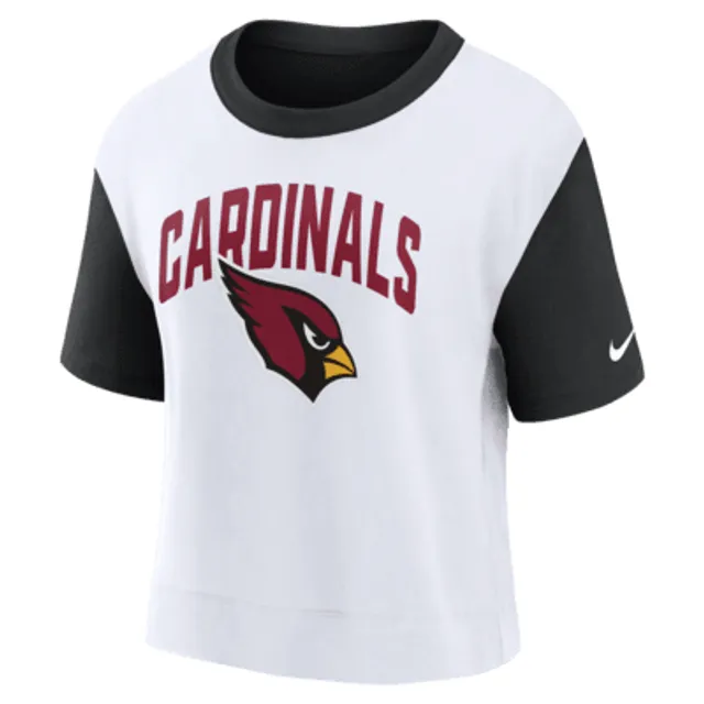 Nike Women's Arizona Cardinals Rewind Team Stacked White T-Shirt