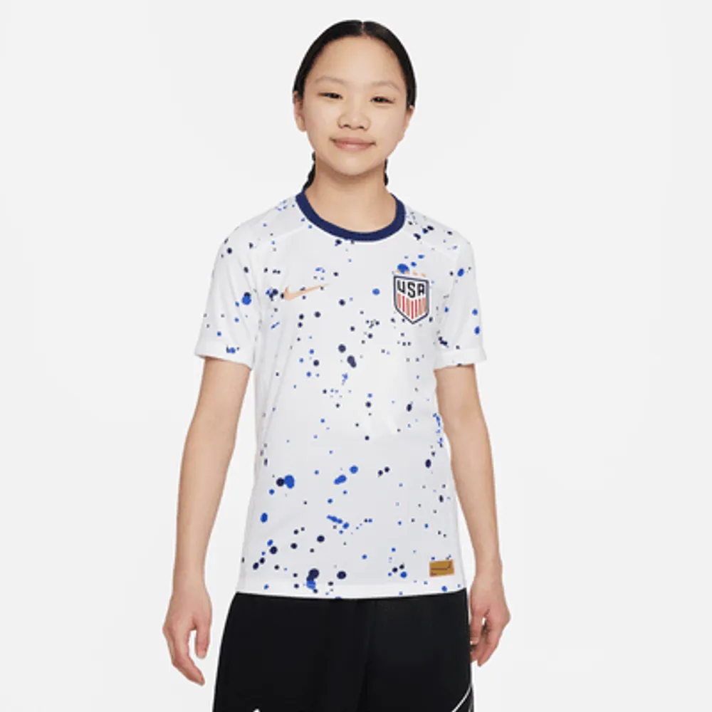 USWNT (4-Star) 2023 Stadium Away Big Kids' Nike Dri-FIT Soccer Jersey