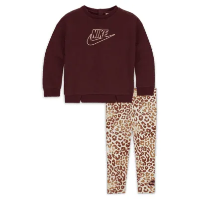 Nike Crew and Printed Leggings Set Toddler Set. Nike.com