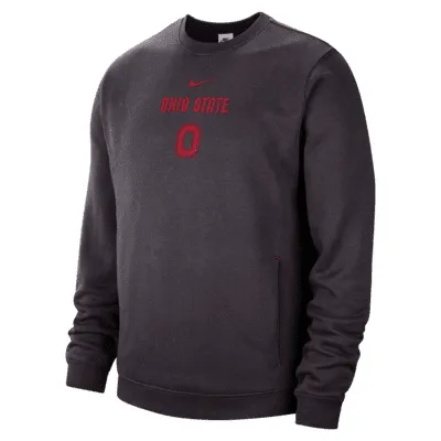 Nike College Club Fleece (Ohio State) Men's Sweatshirt. Nike.com
