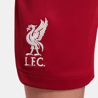 Liverpool FC 2022/23 Stadium Home Big Kids' Nike Dri-FIT Soccer Shorts. Nike.com