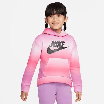 Nike Little Kids' Printed Fleece Hoodie. Nike.com