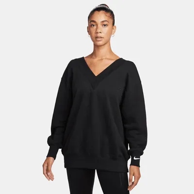 Nike Sportswear Phoenix Fleece Women's Oversized V-Neck Sweatshirt. Nike.com