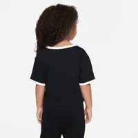 Nike Swoosh Ringer Tee Little Kids' T-Shirt. Nike.com