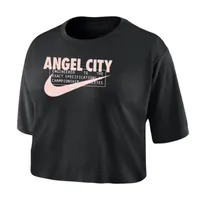 Houston Dash Women's Nike Dri-FIT Soccer Cropped T-Shirt. Nike.com