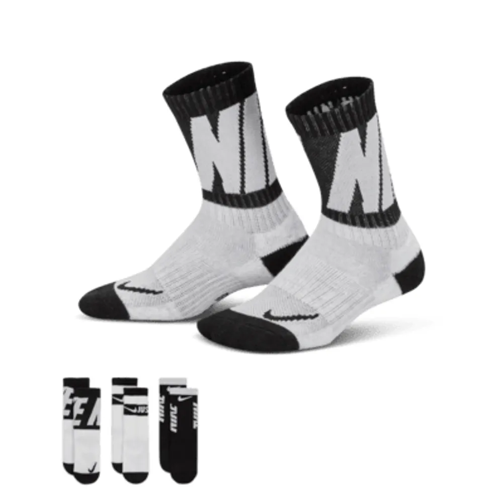 Jordan KSA Messy Room Crew Socks (2 Pairs) Big Kids' Socks.