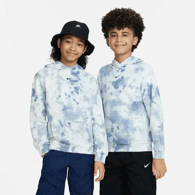Nike Sportswear Club Fleece Big Kids' Pullover Hoodie (Extended Size). Nike.com