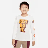Nike Little Kids' Just Do It Patch Long Sleeve T-Shirt. Nike.com