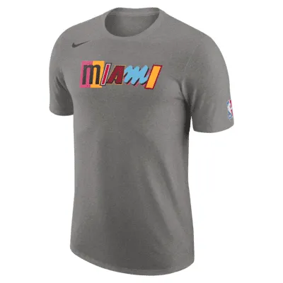 Miami Heat City Edition Men's Nike NBA Logo T-Shirt. Nike.com