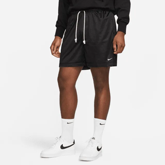 Nike Men's Dri-FIT Standard Issue Reversible 6 Basketball Shorts in Black, Size: Small | DQ5722-010