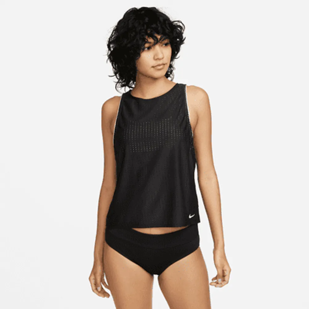 Nike Women's Scoop-Neck Swim Tankini.