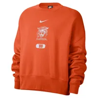 Clemson Women's Nike College Crew-Neck Sweatshirt. Nike.com