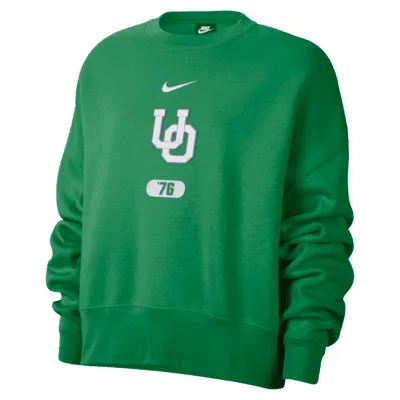 Oregon Women's Nike College Crew-Neck Sweatshirt. Nike.com