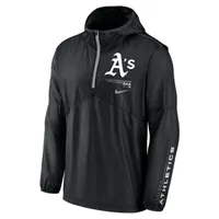 Nike Dri-FIT Night Game (MLB Oakland Athletics) Men's 1/2-Zip Jacket. Nike.com