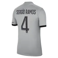 Paris Saint-Germain 2022/23 Stadium Away (Sergio Ramos) Big Kids' Nike Dri-FIT Soccer Jersey. Nike.com