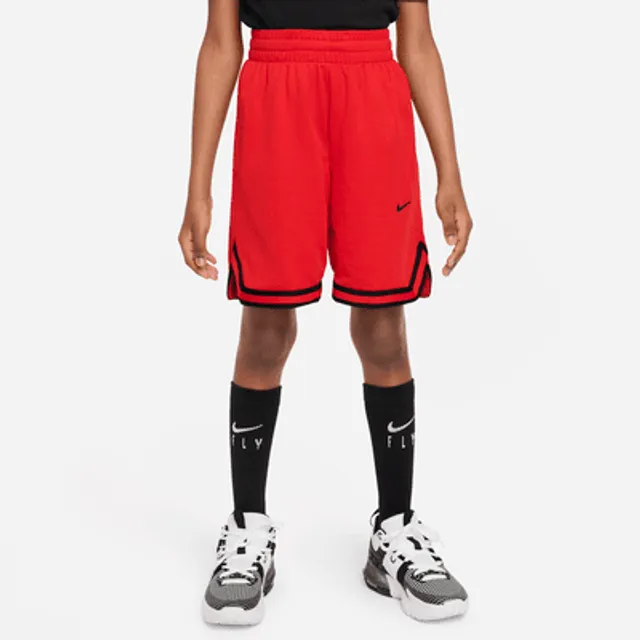 Nike Dri-fit Elite Stripe Basketball Shorts In Midnight Navy/university  Red/white