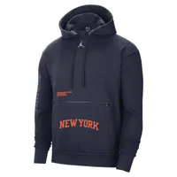 New York Knicks Courtside Statement Edition Men's Jordan NBA Fleece Pullover Hoodie. Nike.com