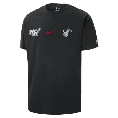 Miami Heat 2023/24 City Edition Men's Nike NBA Courtside Max90 T-Shirt. Nike.com