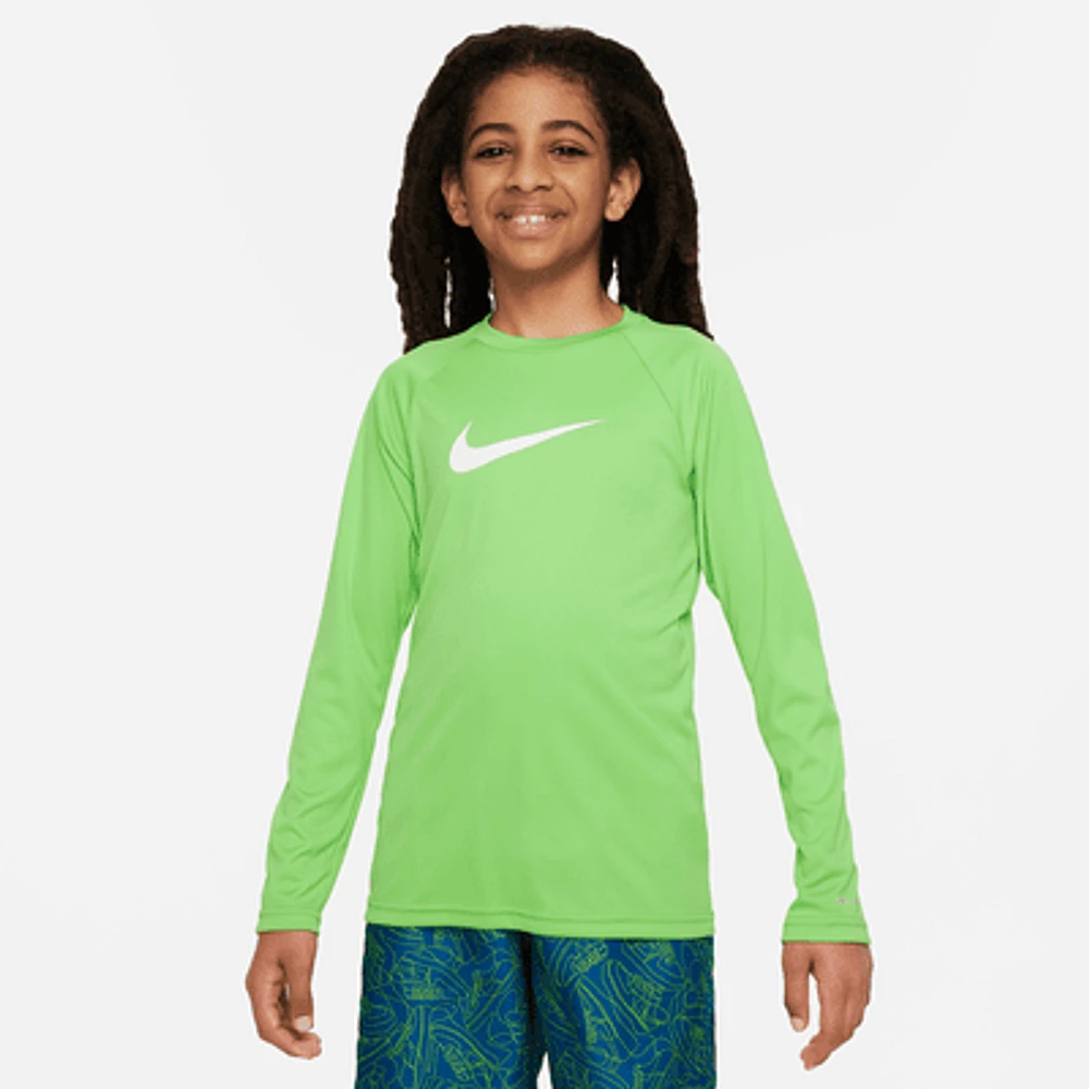 Nike Swim Big Kids' (Boys') Long-Sleeve Hydroguard. Nike.com